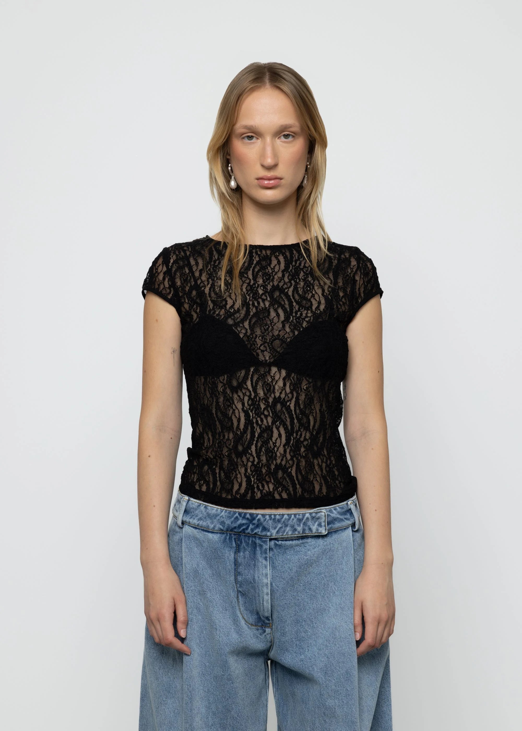 Baby Tee Dentelle - Esthé
