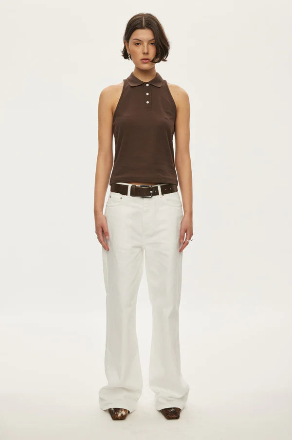 Top Polo Sunny Marron - Oval Square