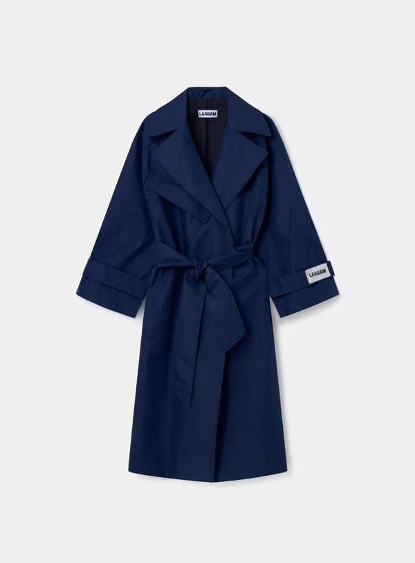 Trench Oversize Londres Navy - Laagam
