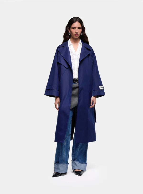 Trench Oversize Londres Navy - Laagam