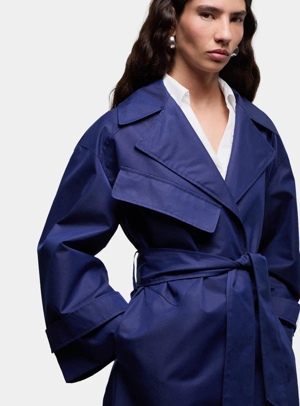Trench Oversize Londres Navy - Laagam