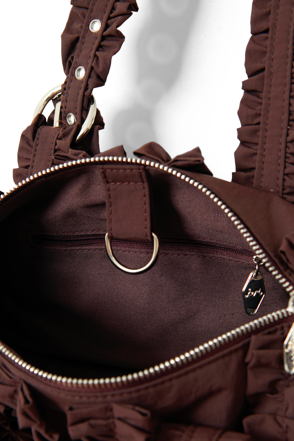 Sac à volants Waverly chocolat - Damson Madder, photo 4