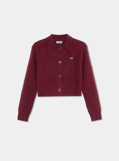 Cardigan Beverly Plum - Laagam