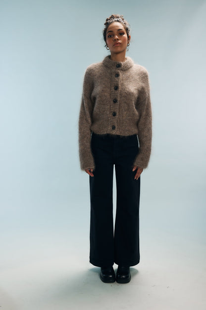 Gilet Marly Marron Chiné - Nitah