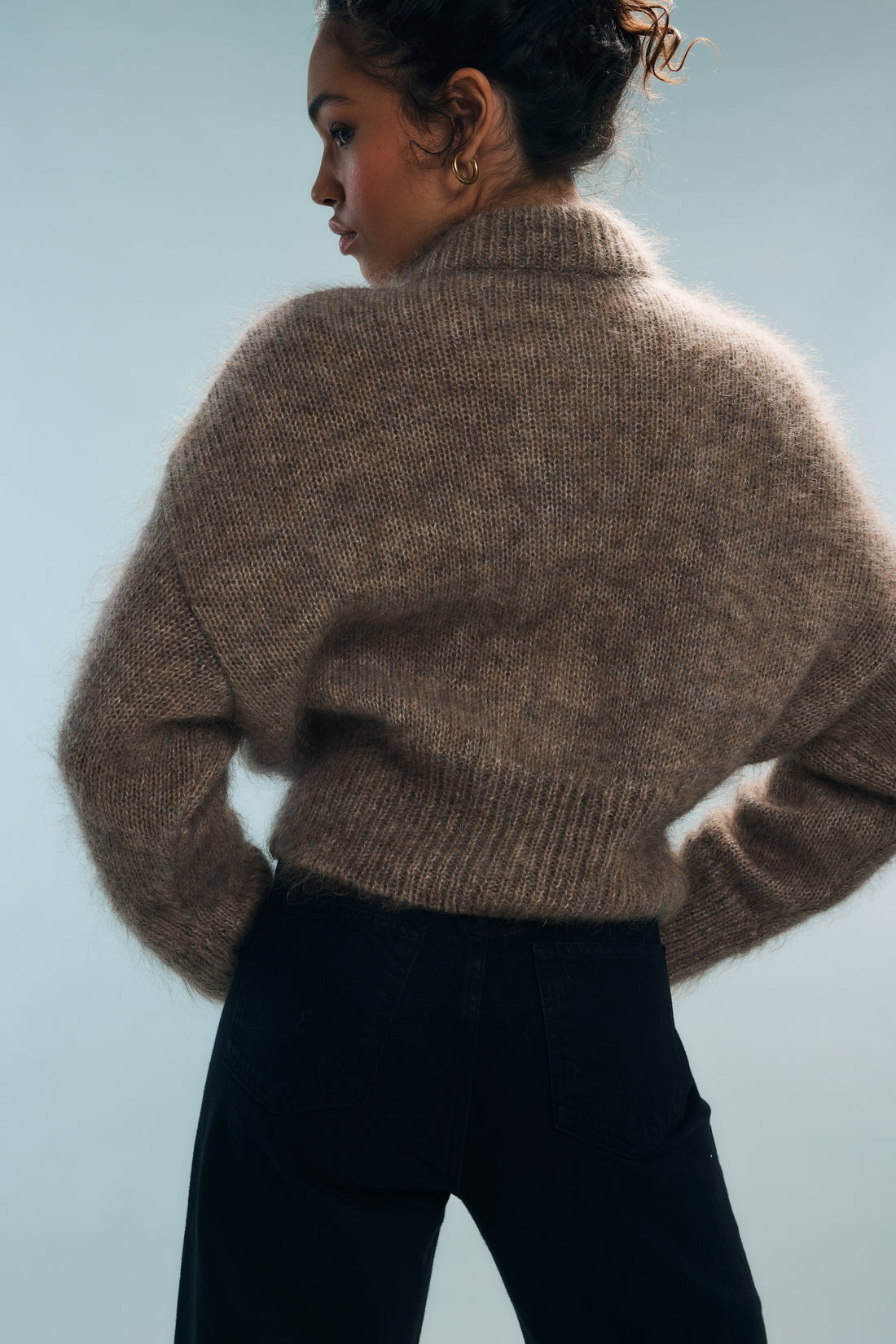 Gilet Marly Marron Chiné - Nitah