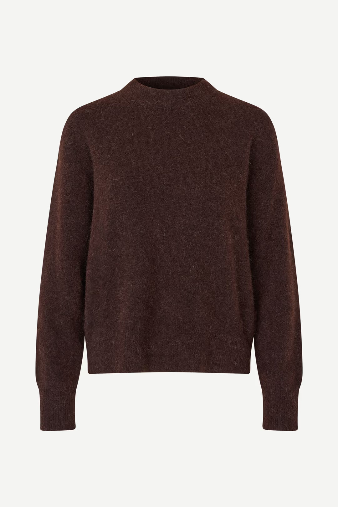 Pull Anour Laine Alpaga Marron - Samsoe Samoe