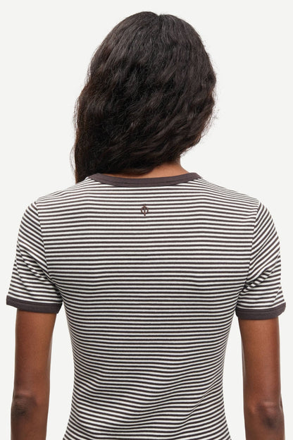 T-shirt Coton Rayé Salinas - Samsoe Samsoe