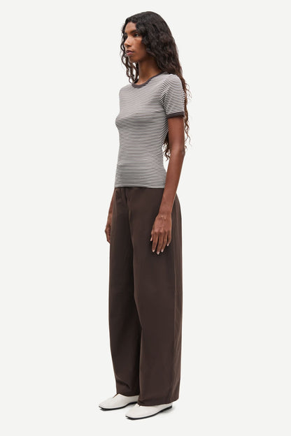 T-shirt Coton Rayé Salinas - Samsoe Samsoe