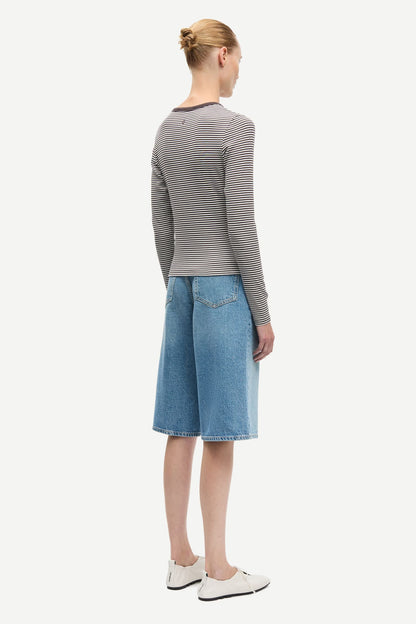 Cardigan Coton Rayé Saalexo - Samsoe Samsoe
