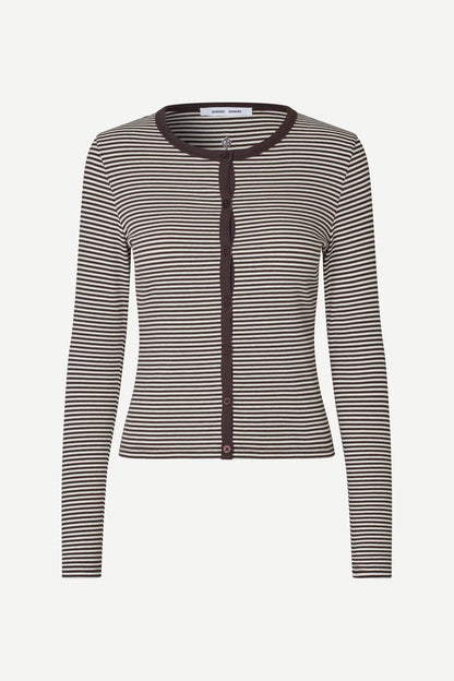 Cardigan Coton Rayé Saalexo - Samsoe Samsoe