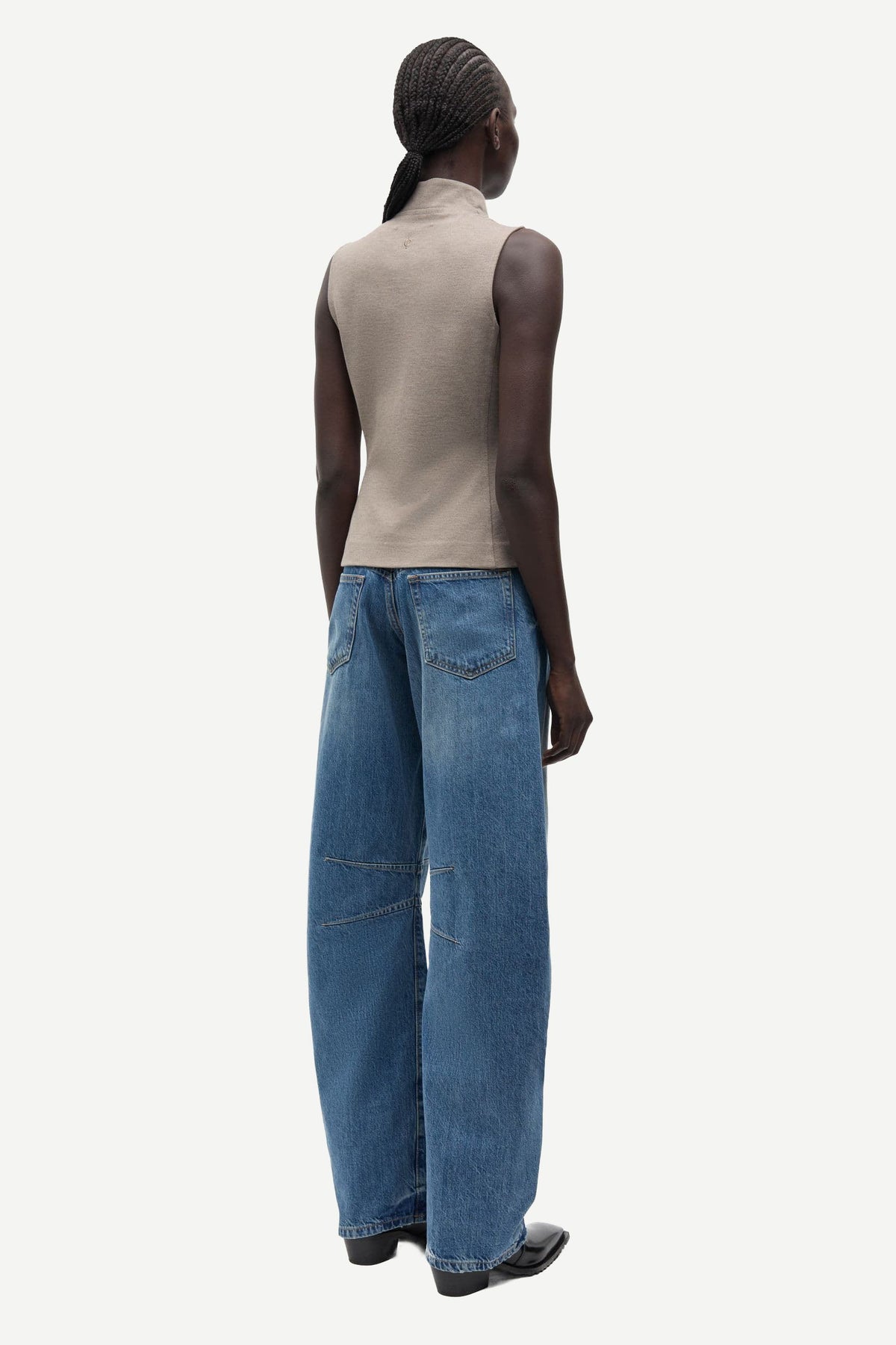 Jean ample Saharpo bleu - Samsoe Samsoe, photo 2