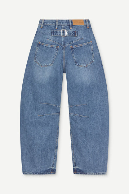 Jean ample Saharpo bleu - Samsoe Samsoe, photo 6