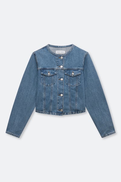 Veste en Jean Sajanie Bleu - Samsoe Samsoe