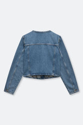 Veste en Jean Sajanie Bleu - Samsoe Samsoe