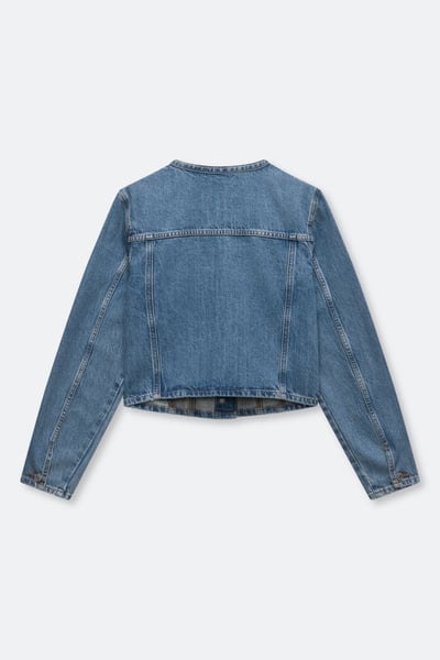 Veste en Jean Sajanie Bleu - Samsoe Samsoe