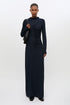 Robe Longue Saandressa Bleu Marine - Samsoe Samsoe