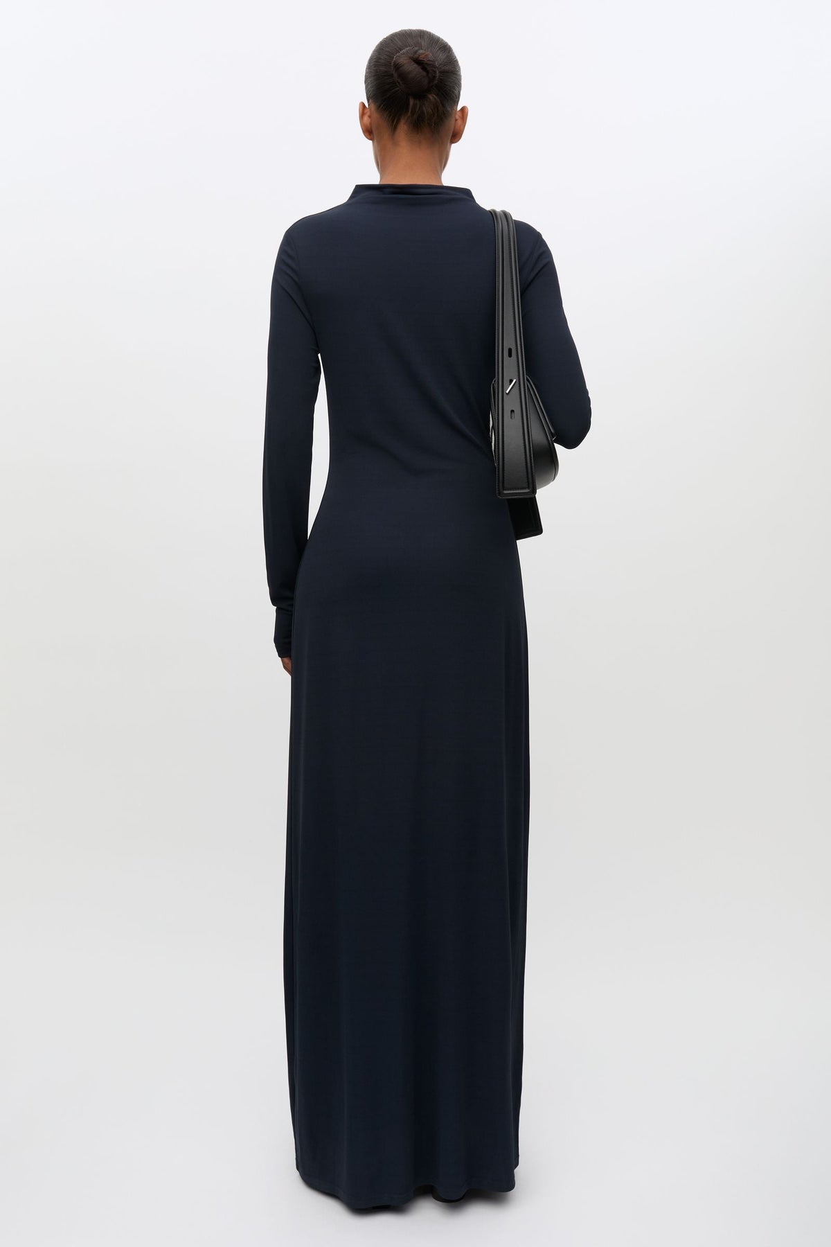 Robe Longue Saandressa Bleu Marine - Samsoe Samsoe