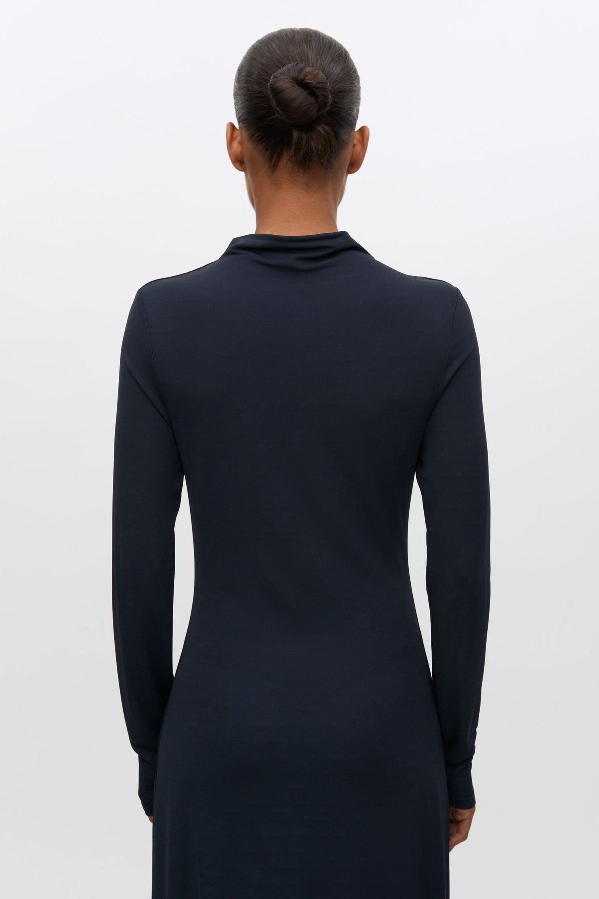 Robe Longue Saandressa Bleu Marine - Samsoe Samsoe