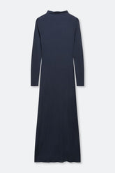 Robe Longue Saandressa Bleu Marine - Samsoe Samsoe