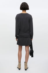 Robe Courte Sasue Noir Délavé - Samsoe Samsoe