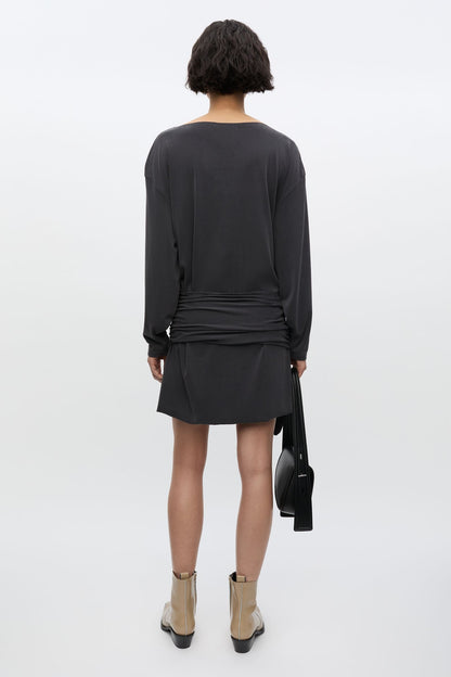 Robe Courte Sasue Noir Délavé - Samsoe Samsoe