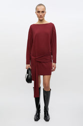 Robe Courte Sasue Bordeaux - Samsoe Samsoe