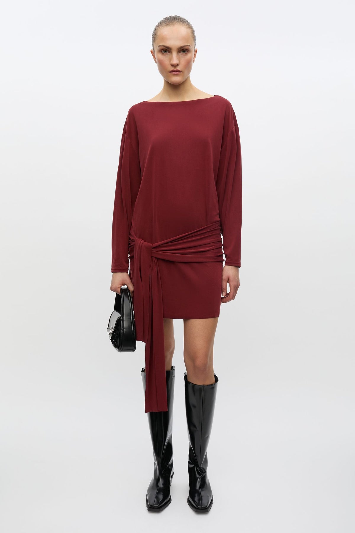Robe Courte Sasue Bordeaux - Samsoe Samsoe