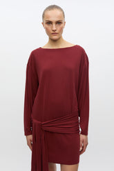 Robe Courte Sasue Bordeaux - Samsoe Samsoe