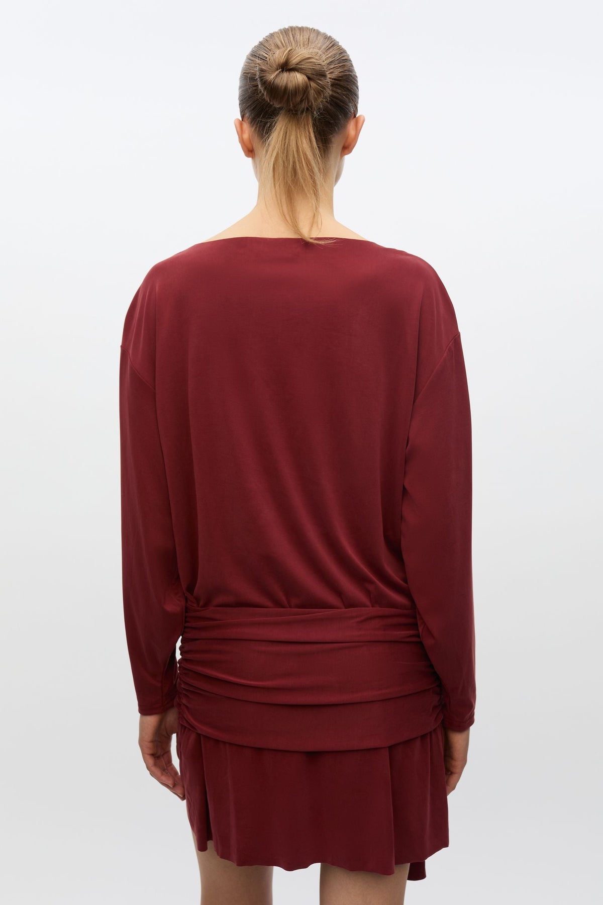 Robe Courte Sasue Bordeaux - Samsoe Samsoe