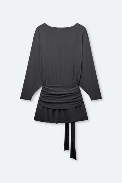 Robe Courte Sasue Noir Délavé - Samsoe Samsoe