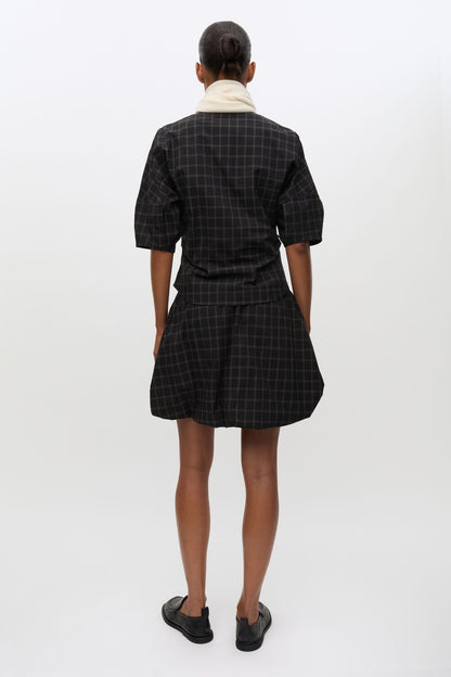 Blouse à Carreaux Satall Noire - Samsoe Samsoe