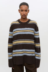Pull Rayé Sarut Marron - Samsoe Samsoe