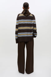 Pull Rayé Sarut Marron - Samsoe Samsoe