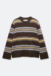 Pull Rayé Sarut Marron - Samsoe Samsoe