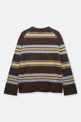 Pull Rayé Sarut Marron - Samsoe Samsoe