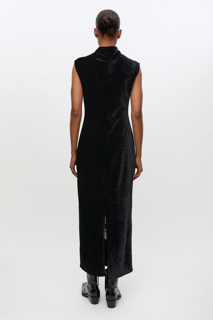 Robe Longue Sakalani Noire Fleurie - Samsoe Samsoe