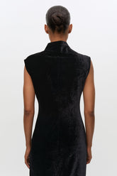 Robe Longue Sakalani Noire Fleurie - Samsoe Samsoe