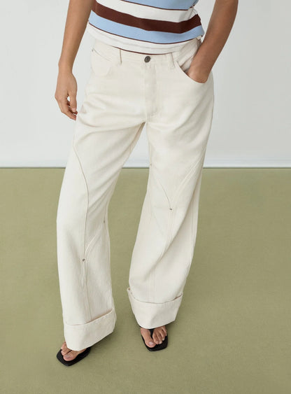 Pantalon Dallas Écru - Laagam