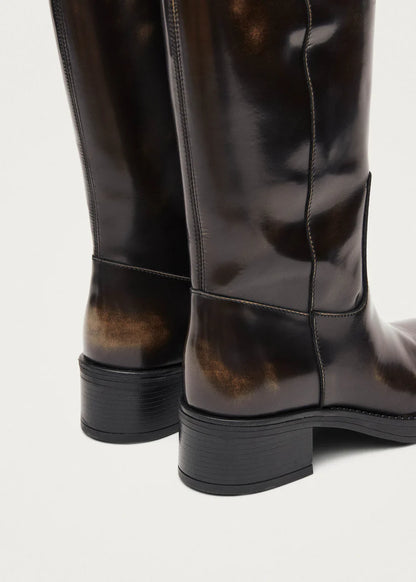 Bottes Sajan Cuir Marron - Alohas