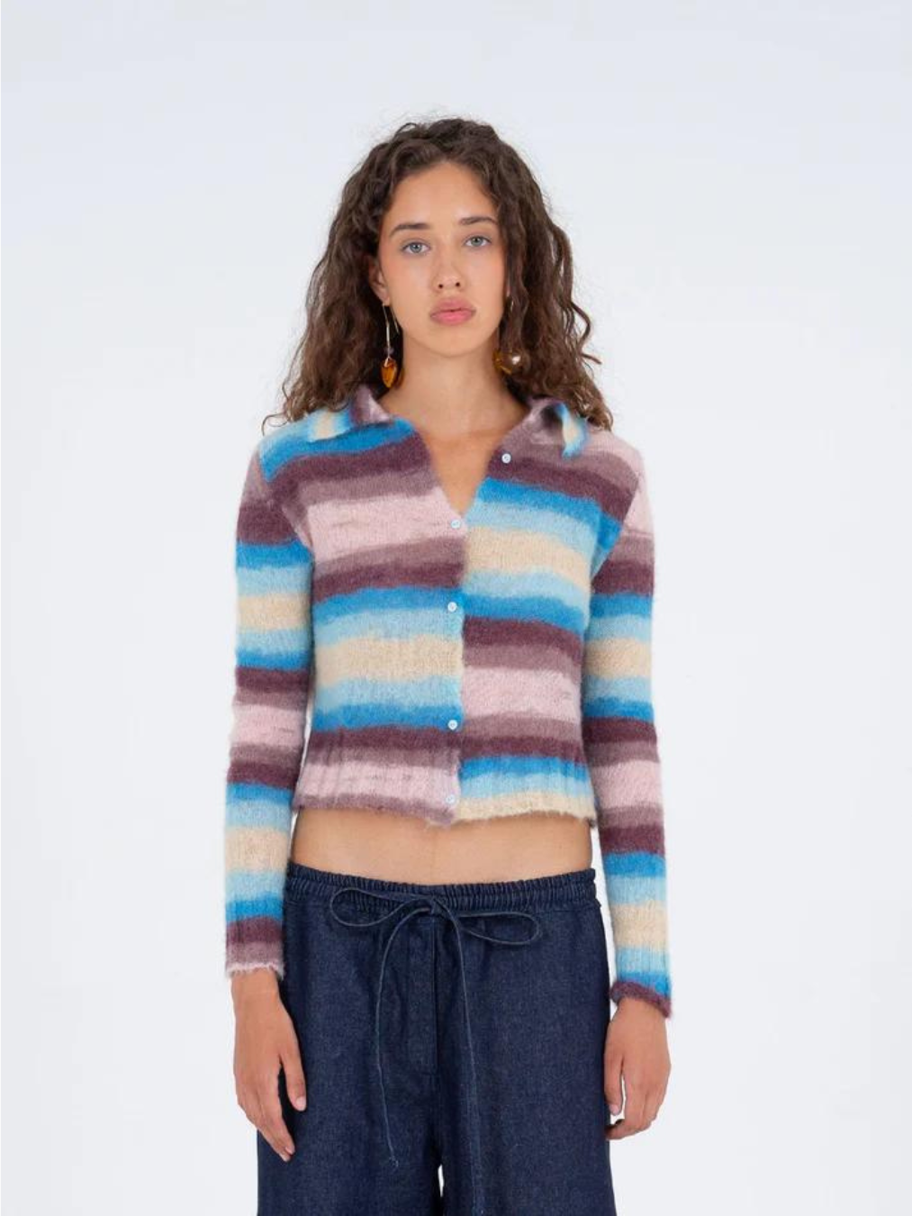 Cardigan Mohair Willow - Carmen Says