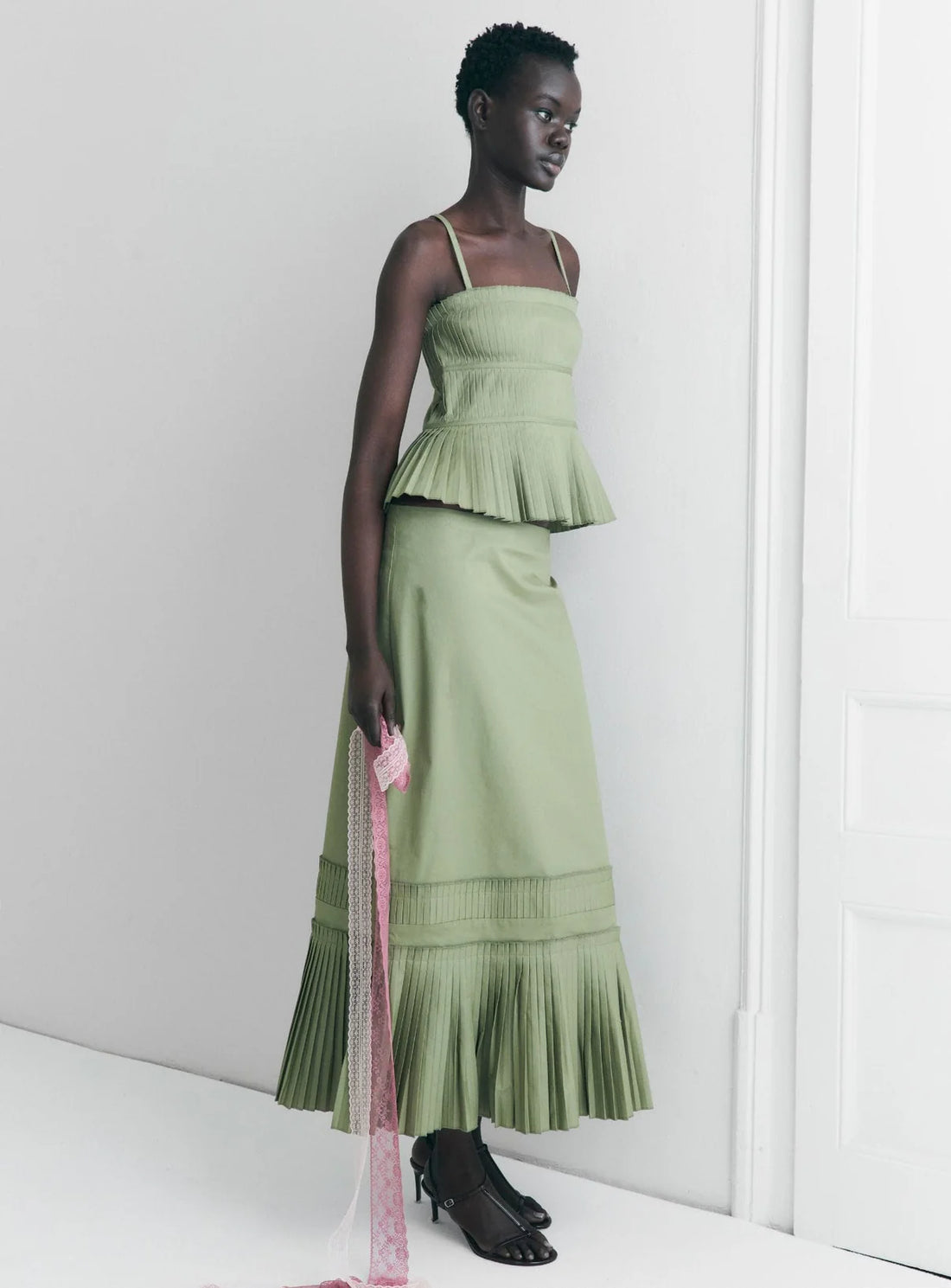 Jupe Midi Leah - Laagam