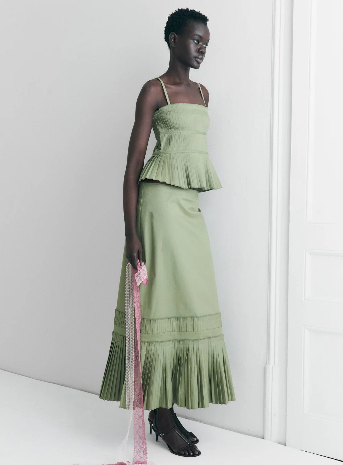 Jupe Midi Leah - Laagam