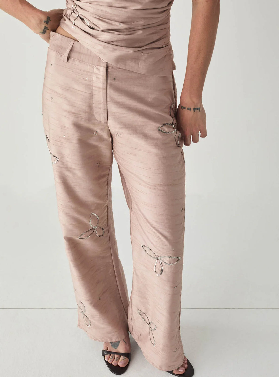Pantalon Brodé Amelie - Laagam