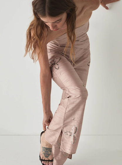 Pantalon Brodé Amelie - Laagam