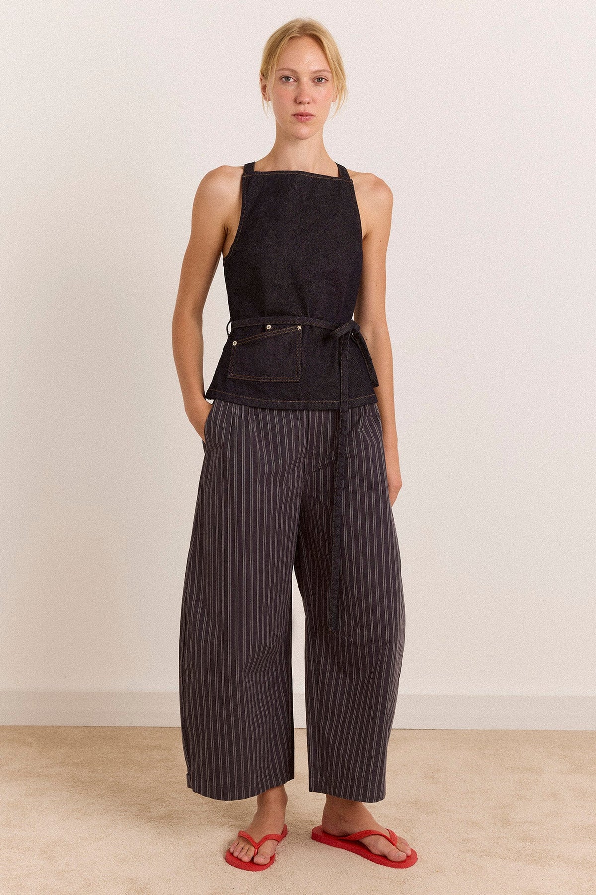 Top tablier Annabelle indigo - Damson Madder, photo 2