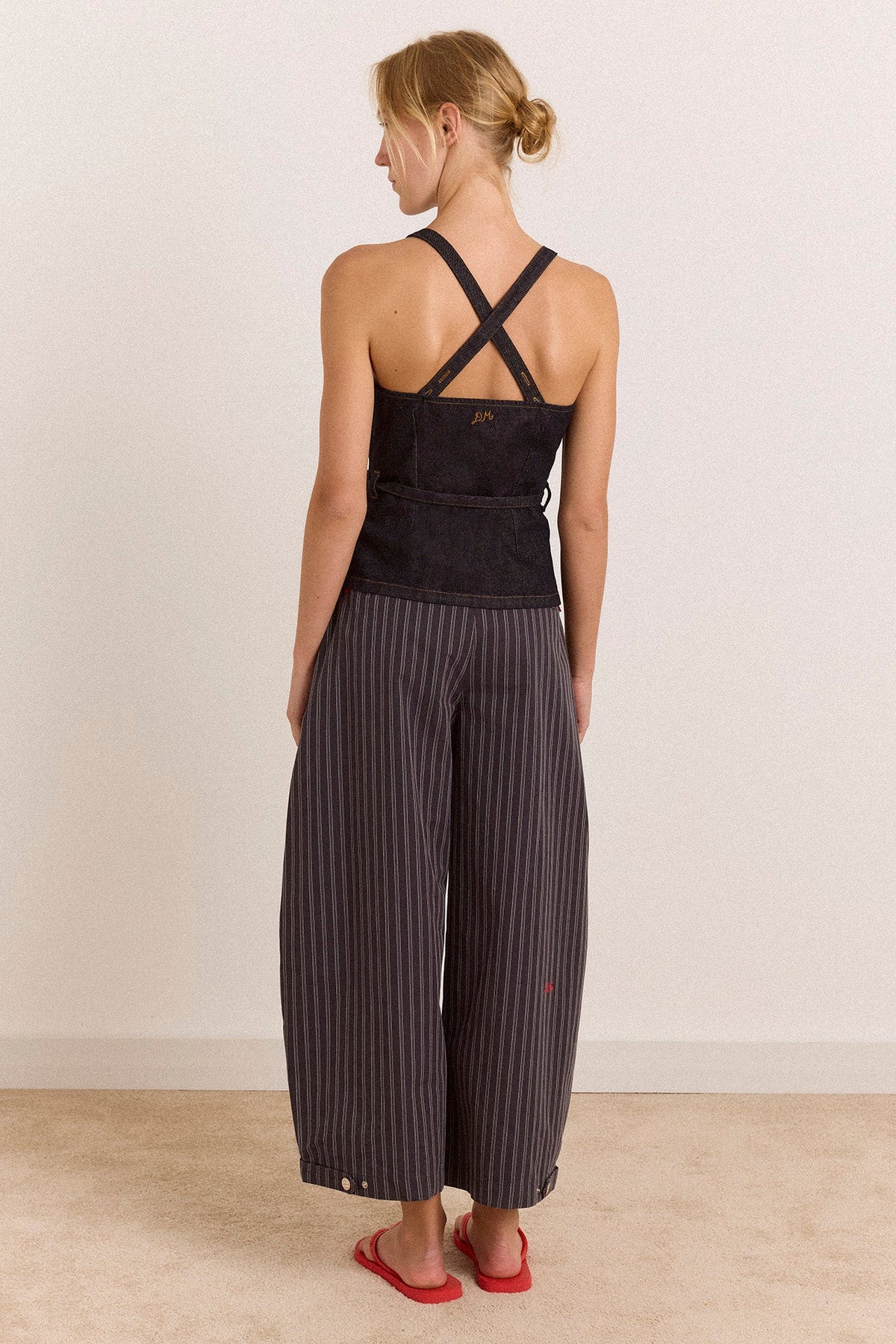 Top tablier Annabelle indigo - Damson Madder, photo 6