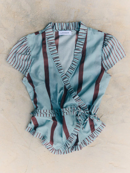 Blouse Rayée Atena - Laagam