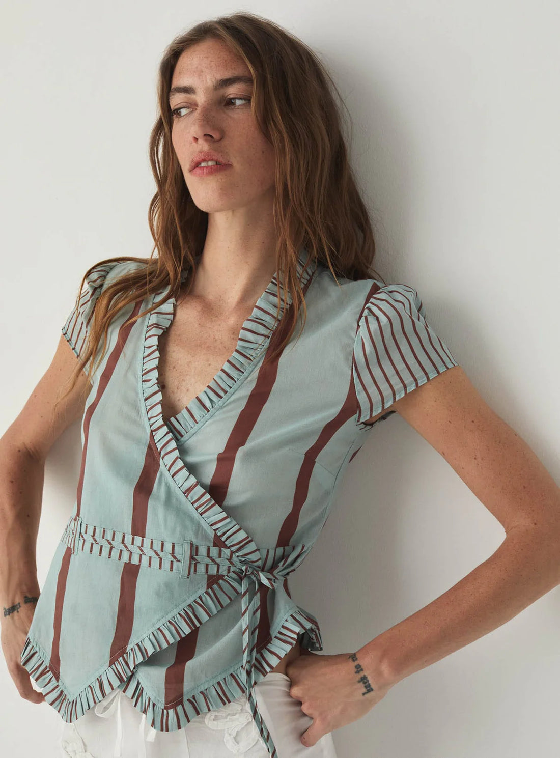 Blouse Rayée Atena - Laagam