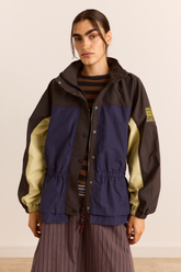Imperméable Athena marine et sauge - Damson Madder, photo 8