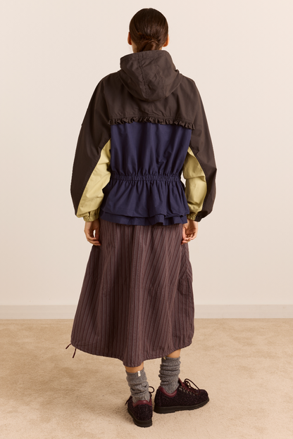Imperméable Athena marine et sauge - Damson Madder, photo 10